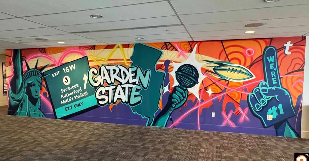 Jersey Fresh: A New Mural by Leon Rainbow Debuts at MetLife Stadium